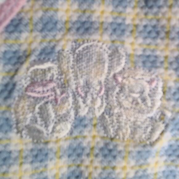 Vtg Mc Baby One Piece Animals Print Baby Girl One Piece Jumpsuit Footie 3-6 mo - Picture 8 of 15